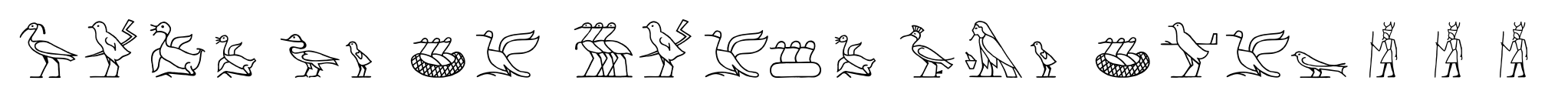 Linotype Hieroglyphes Two image